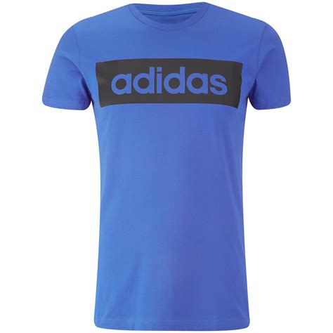 adidas t shirt baby blauw|Adidas blue clothing.